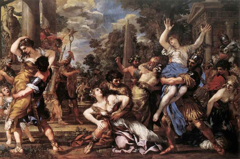 Pietro da Cortona The Rape of the Sabine Women Spain oil painting art